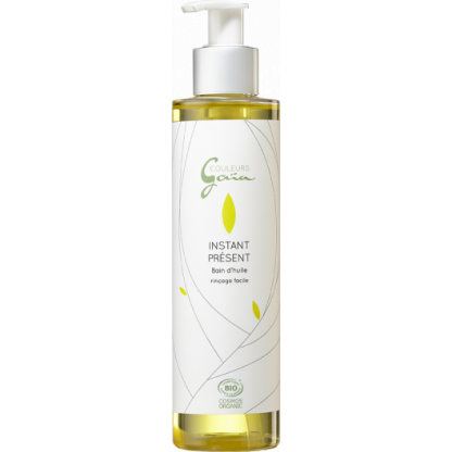 Instant présent Huile de soin certifié bio pour cheveux secs et abîmés