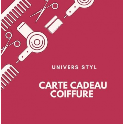 Carte cadeau - coiffure