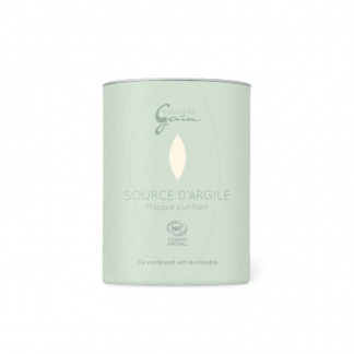 Source d'argile Masque purifiant certifié bio à l'argile verte